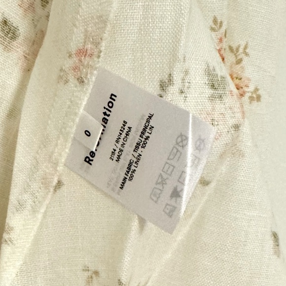 Reformation Canopy Linen Dress in Mildred‎ Size 0 - Picture 5 of 5